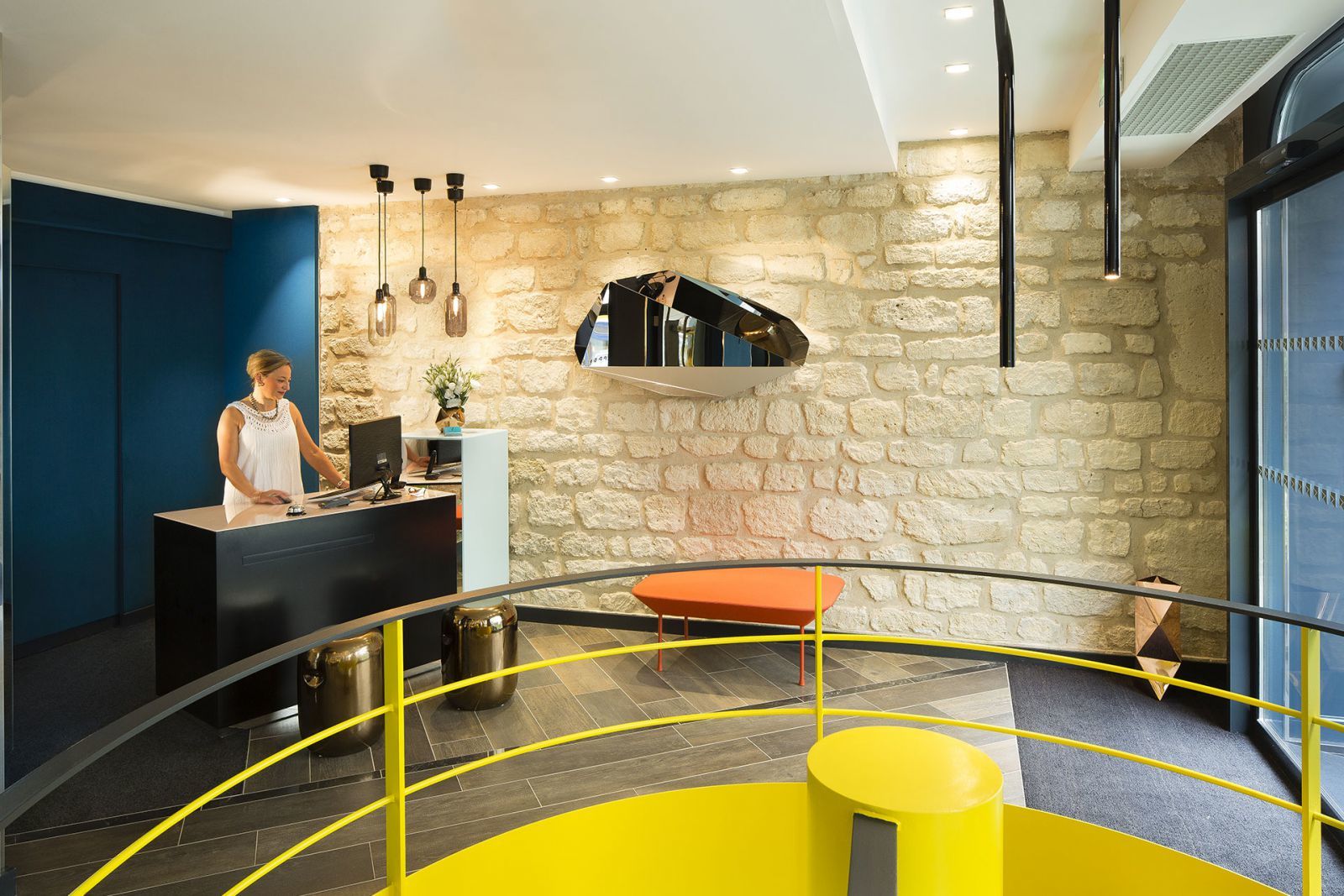 Hotel Duette Париж Интерьер фото